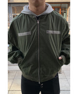 Garment Washing MA-1 Crop Flight Jumper