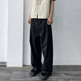 Relaxed Pleat Wide Trousers
