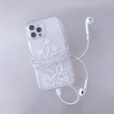 [MADE] Pixel bloom clear jelly case (Tulip)
