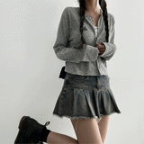 Bidens embroidered linen cardigan (6 colors)