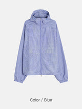 No.1194 seasoning check hood wind JK (3color)