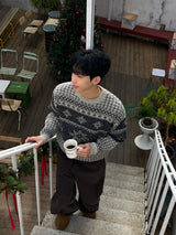 Harbor Nordic Crewneck Knit (4 Colors)