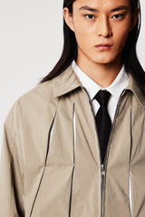 Straight Line Jacket (Beige)