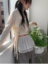 GLITTER CANCAN LAYERED SKIRT (2C)