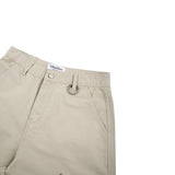 Light beige snap cargo pants