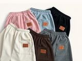ニューティーパッチポケットストリングコーデュロイワイドパンツ[Long & Short]