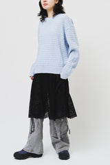 Croffle Cropped Knit (3color)