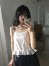 Lace Sleeveless Blouse