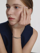 26SS★ [Premium Plating] Ice Block Cuff Bangle