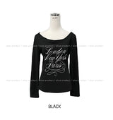 Place Lettering Boat Two Way Long Sleeve