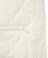 Women’s Collarless Quilted Jacket Light Yellow