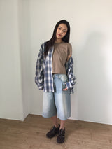 Salty Bermuda Denim Shorts (1color)