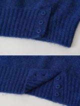 #Sexy One Shoulder Button Knit (3color)