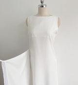 Roselle Layered Wrap Sleeveless Long One Piece