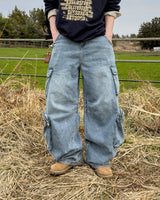 Denver Multi Cargo Denim Pants