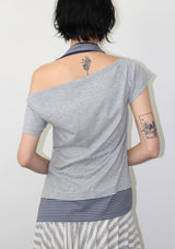 HALTER LAYERED OFF-TEE