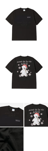 24FW スノーベア 半袖Tシャツ ブラック