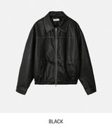 ポンドカットウォッシング2ウェイレザージャケット