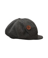 SIDE BUTTON HAT GREY