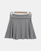 Roain Folding Flare Mini Skirt