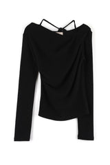 Carol Halter Off Shirring Tee
