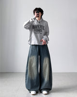 Glaze Pintuck Balloon Denim