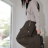 [MADE] Hauve Back Curve Cargo Pocket Wide Cotton Pants