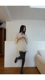POT fringe half knit (2C)
