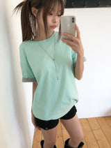 Poish Color Matching Roll-up Short Sleeve
