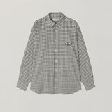 ディープメローパッチチェックシャツ