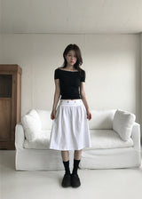 BOAT NECK OFF TEE