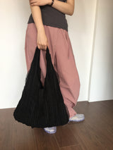 Shiri Ruffle Shopper Bag (2color)