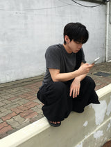 トーブ リネン カーゴ ワイド パンツ3C