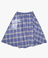 Check Twister Star Skirt - Blue