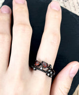Heart Flower Ring