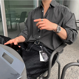  Stable Summer Ice Pigment Linen Shirt