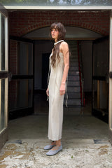 TWO WAY LONG DRESS - BEIGE