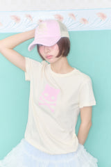 キリスカルパッチTシャツ (CREAM)