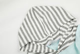 ヴェラ ストライプ フード レイヤード Tシャツ