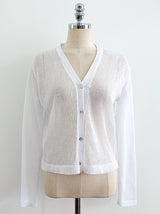 Lovis V-Neck Linen Cardigan