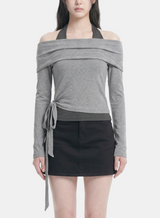 Arielle Halter Wrap Tee