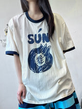 Sungre Raglan Contrast Oversized Tee 3color