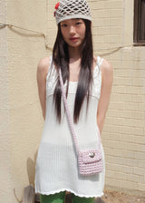 Heart Mini Cross Bag - Pink