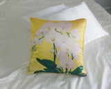 Orchid cushion cover
