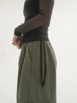 Toni pintuck cargo pants -3C
