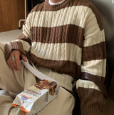  A-ekid Knock Dangara Overfit Knit