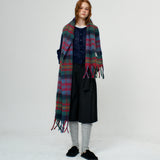 Soft Brushed Check Muffler_Green