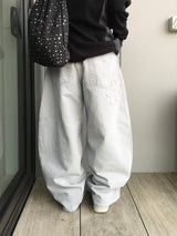 Patch Flower Gray Denim (1c)