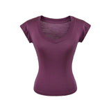 Aurelia Scoop Neck Slim T-Shirt