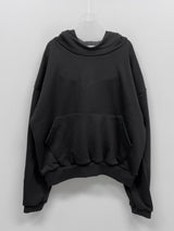 メロウオーバーフィット裏起毛フードTシャツ